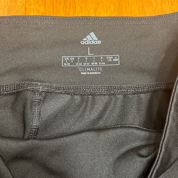 Womens Black Adidas Leggings Size Large - Picture 3 of 8